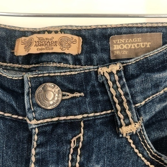 Vintage America Skinny Jeans size 2/26 - Picture 2 of 7